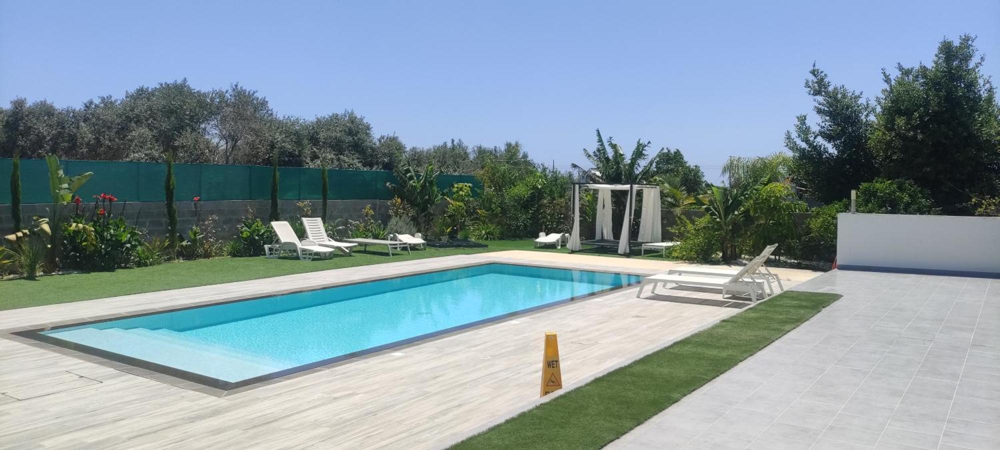 Kiti Village Villa, Cyprus, Salt-Water Pool, 6 Bedrooms, Larnaca Kültér fotó